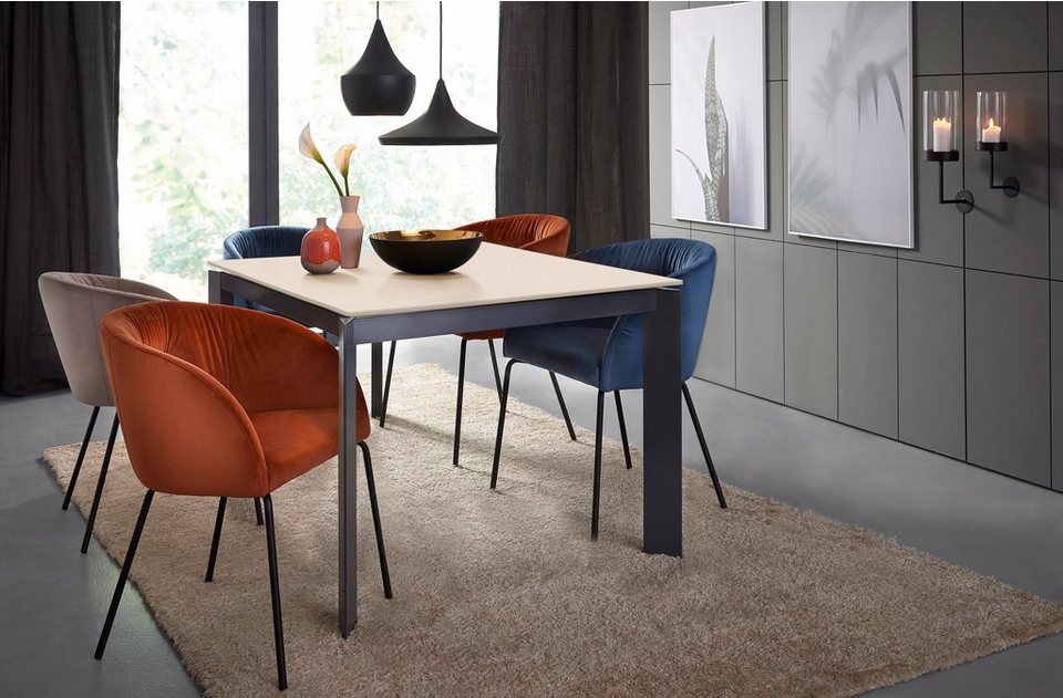connubia by calligaris Esstisch mit Keramikplatte und