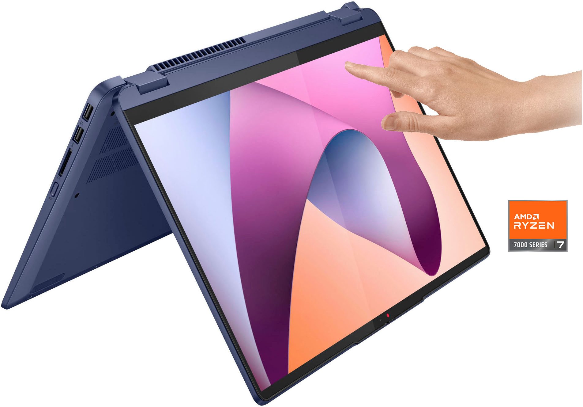 Lenovo IdeaPad Flex 5 14ABR8 Convertible Notebook (35,56 cm/14 Zoll, AMD Ryzen 7 7730U, Radeon Graphics, 1000 GB SSD)