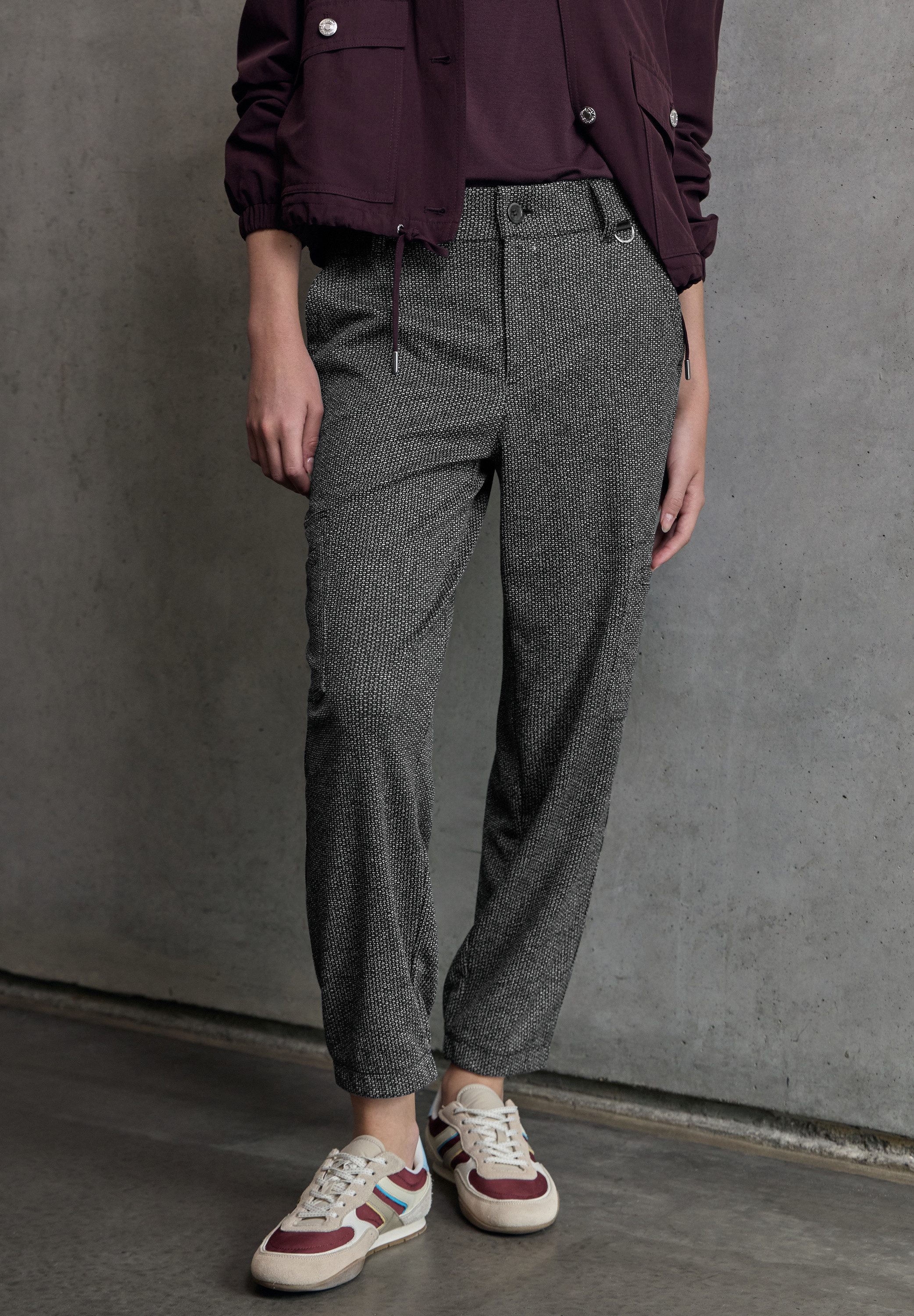 STREET ONE STUDIO Cargohose High Waist