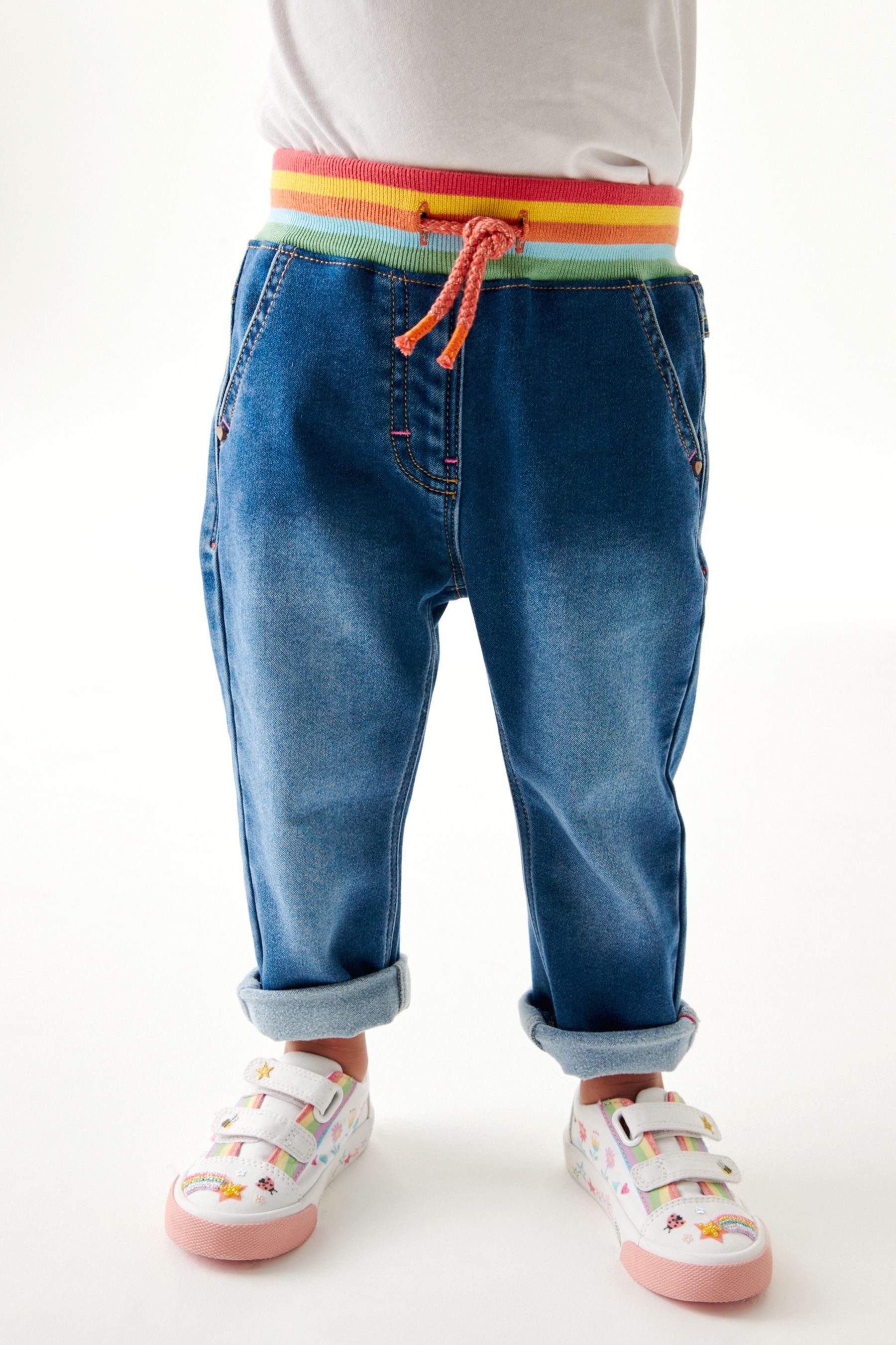 Denim (1-tlg) Next 5-Pocket-Jeans Blue Schlupf-Jogginghose