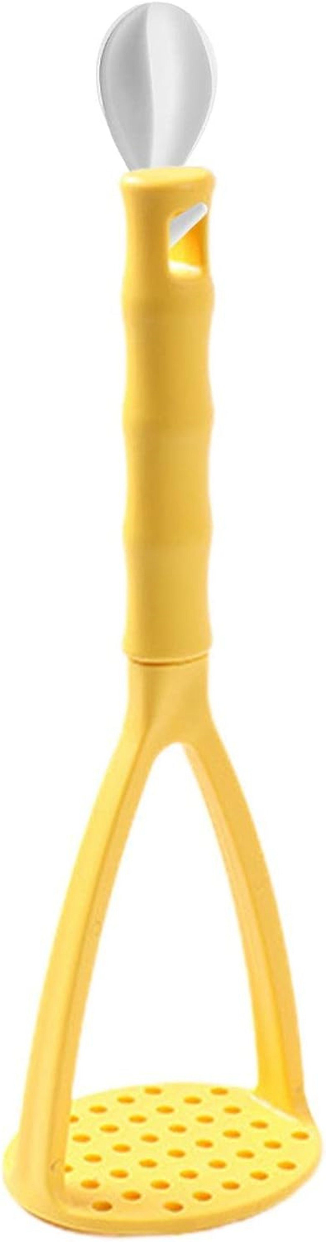 Gelb Kartoffelstampfer TUABUR Kartoffelpüree-Artefakt-Kürbisstampfer-Werkzeug