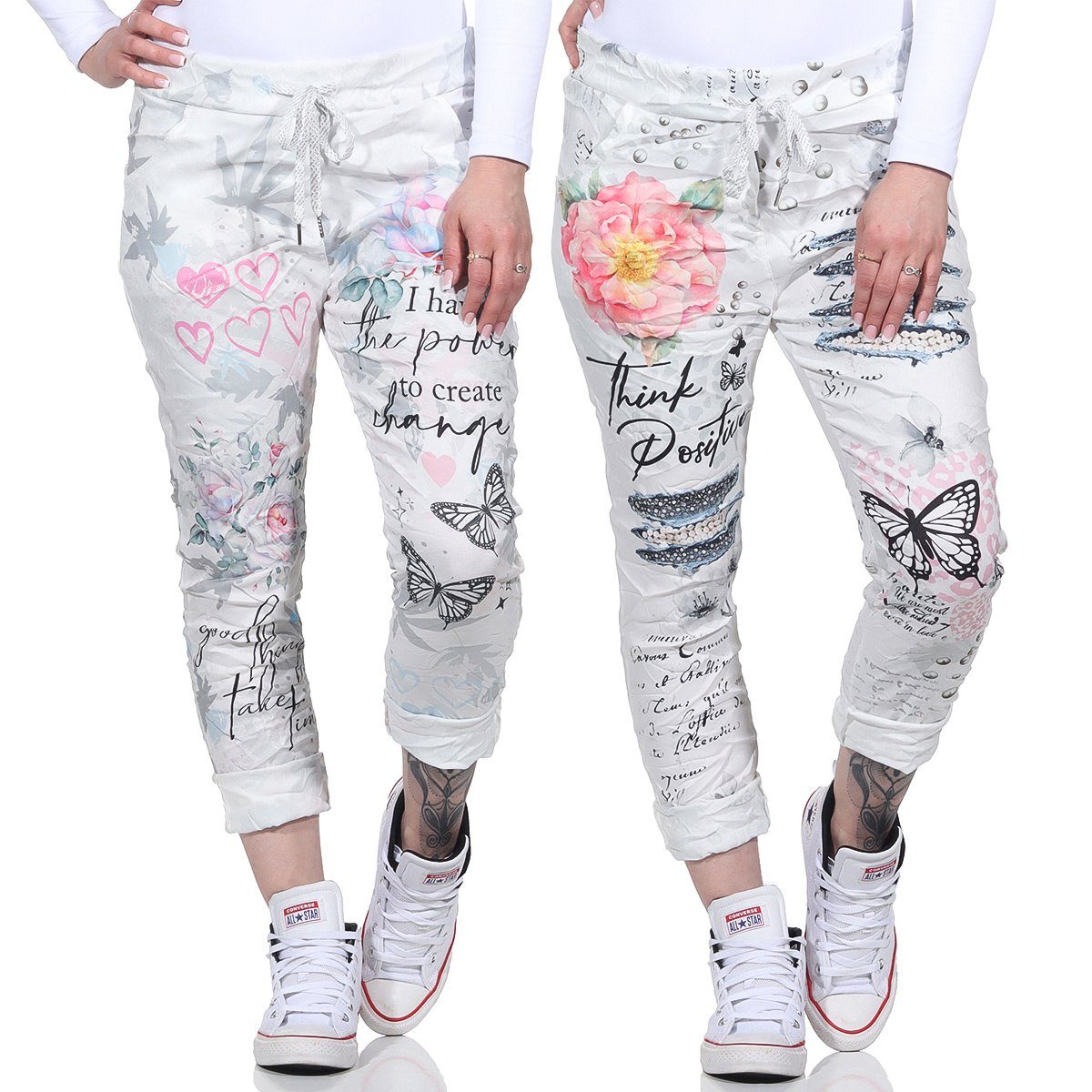 CLEO STYLE Schlupfhose Damen Sweathose 1289 Style 6