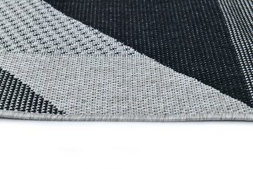 Teppich Borfin, Home affaire, rechteckig, Höhe: 7 mm, mit geometrischem Muster, schmutzabweisend, In- und Outdoor geeignet