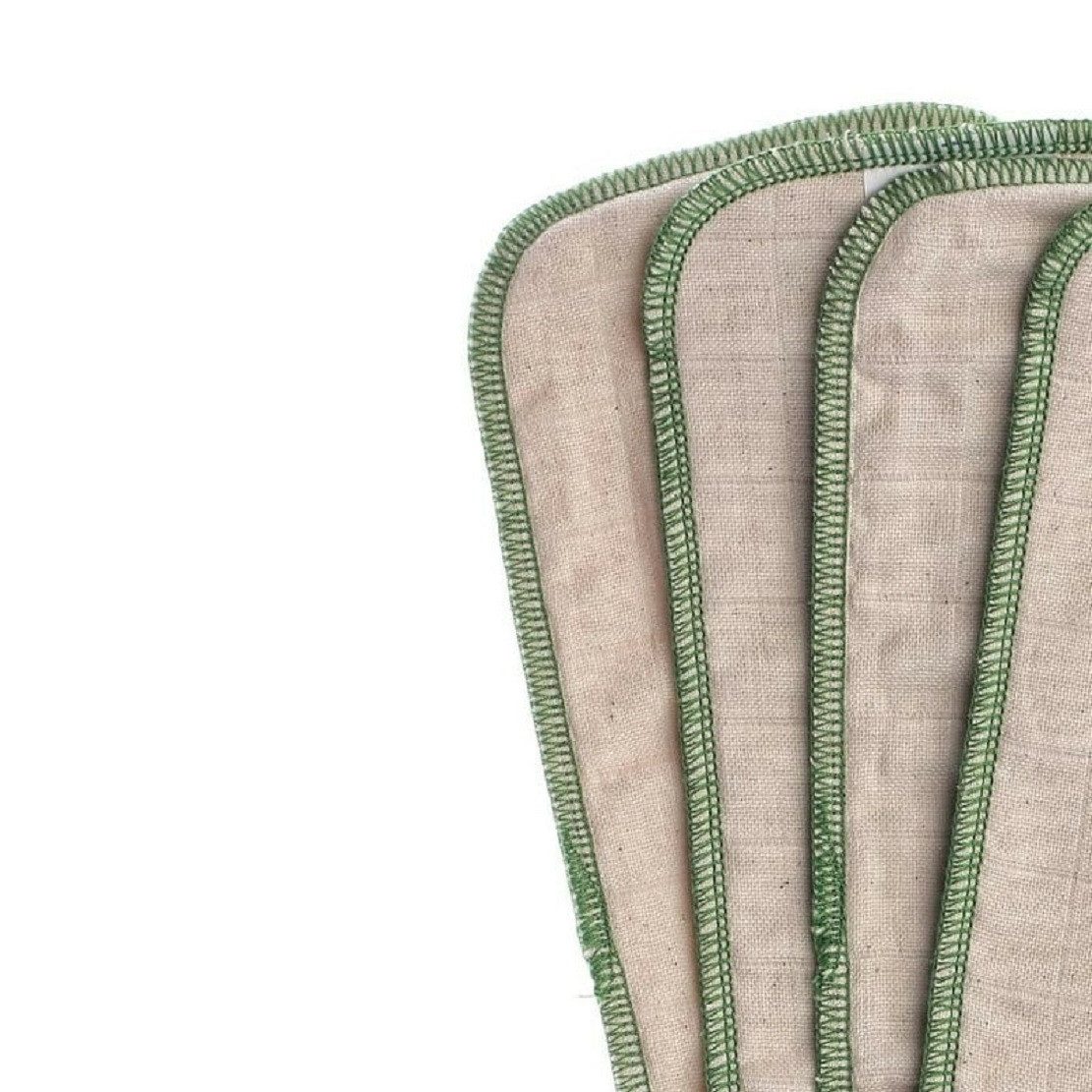 XKKO Stoffwindeln XKKO Organic Old Times - Natural, Einlagenwindeln, Größe L (2 Stück)