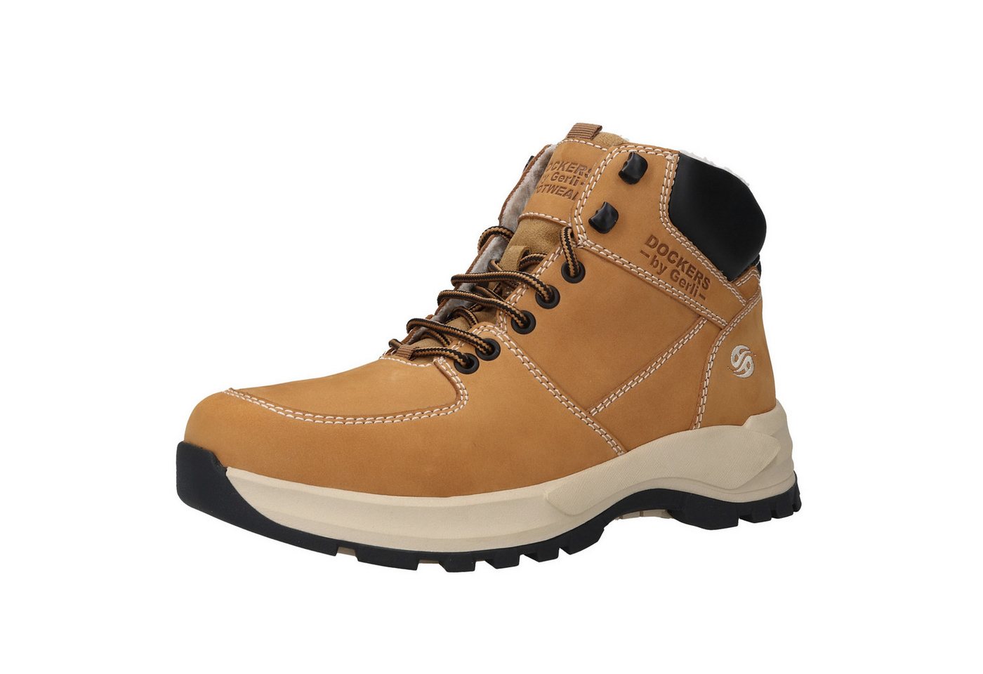 Dockers by Gerli Schnürboots Schnürboots Markenpatch an der Schnürung
