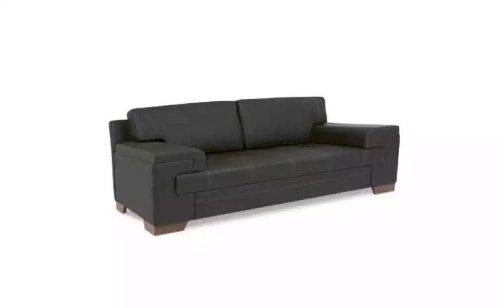 JVmoebel Sofa Luxus Schwarzes Sofa Büromöbel Polstersofas Moderne Designer, 1 Teile, Made in Europa