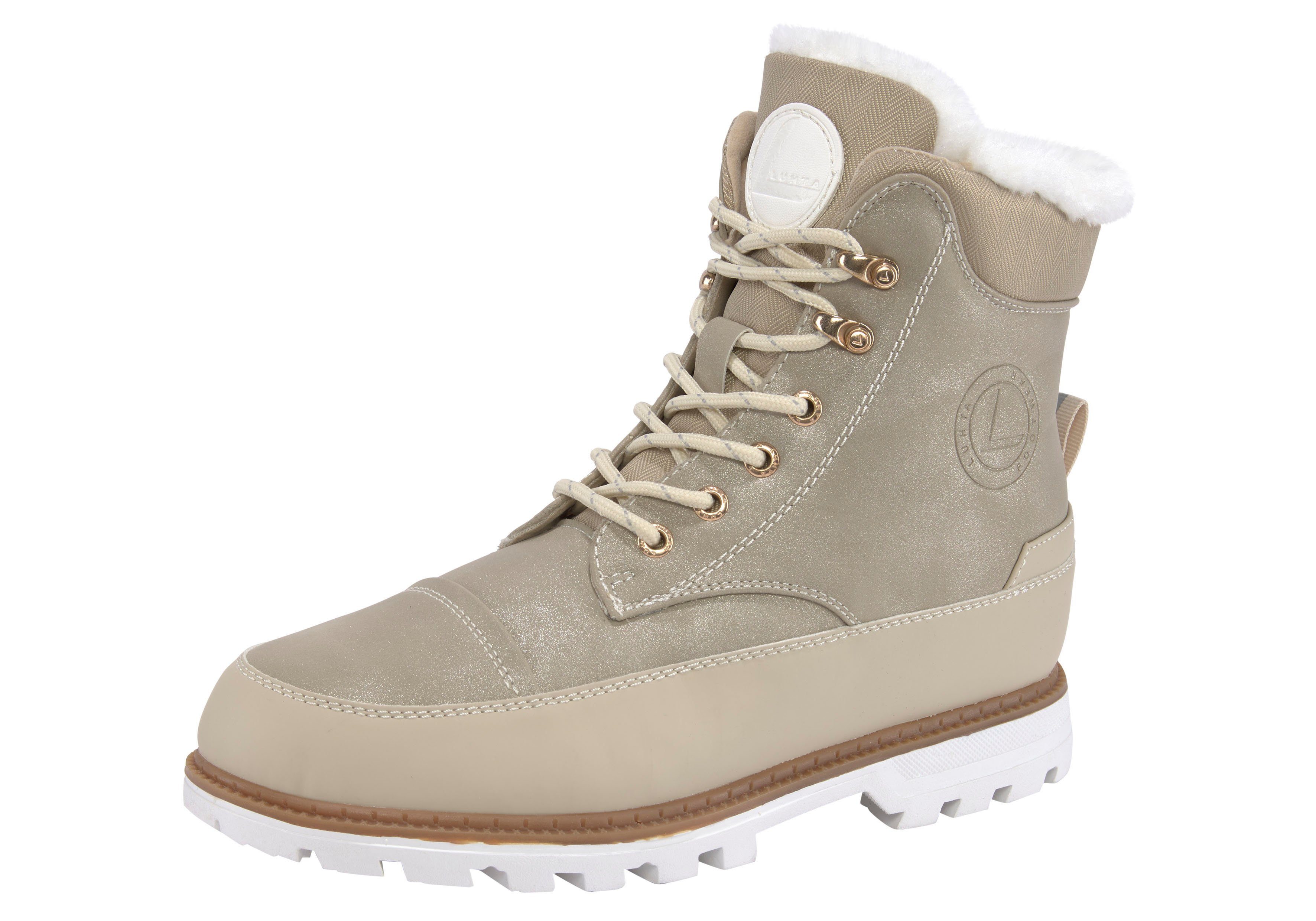 Luhta REILU MS Winterboots Warmfutter beige | Schnürboots