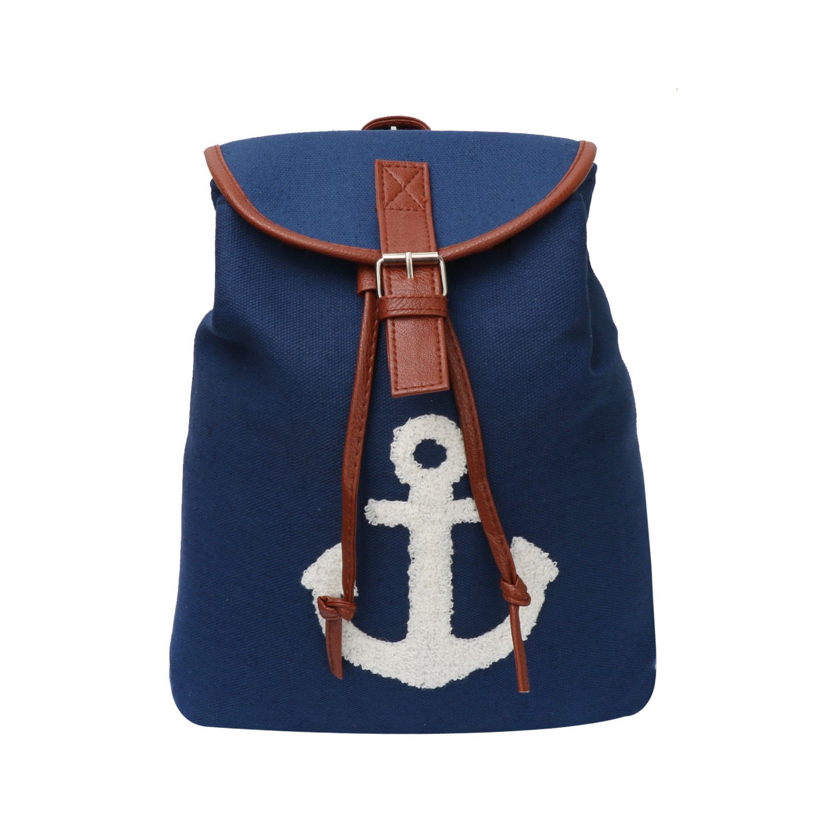 Sonia Originelli Umhängetasche XS Rucksack "Uni Anker" Maritim Daypack