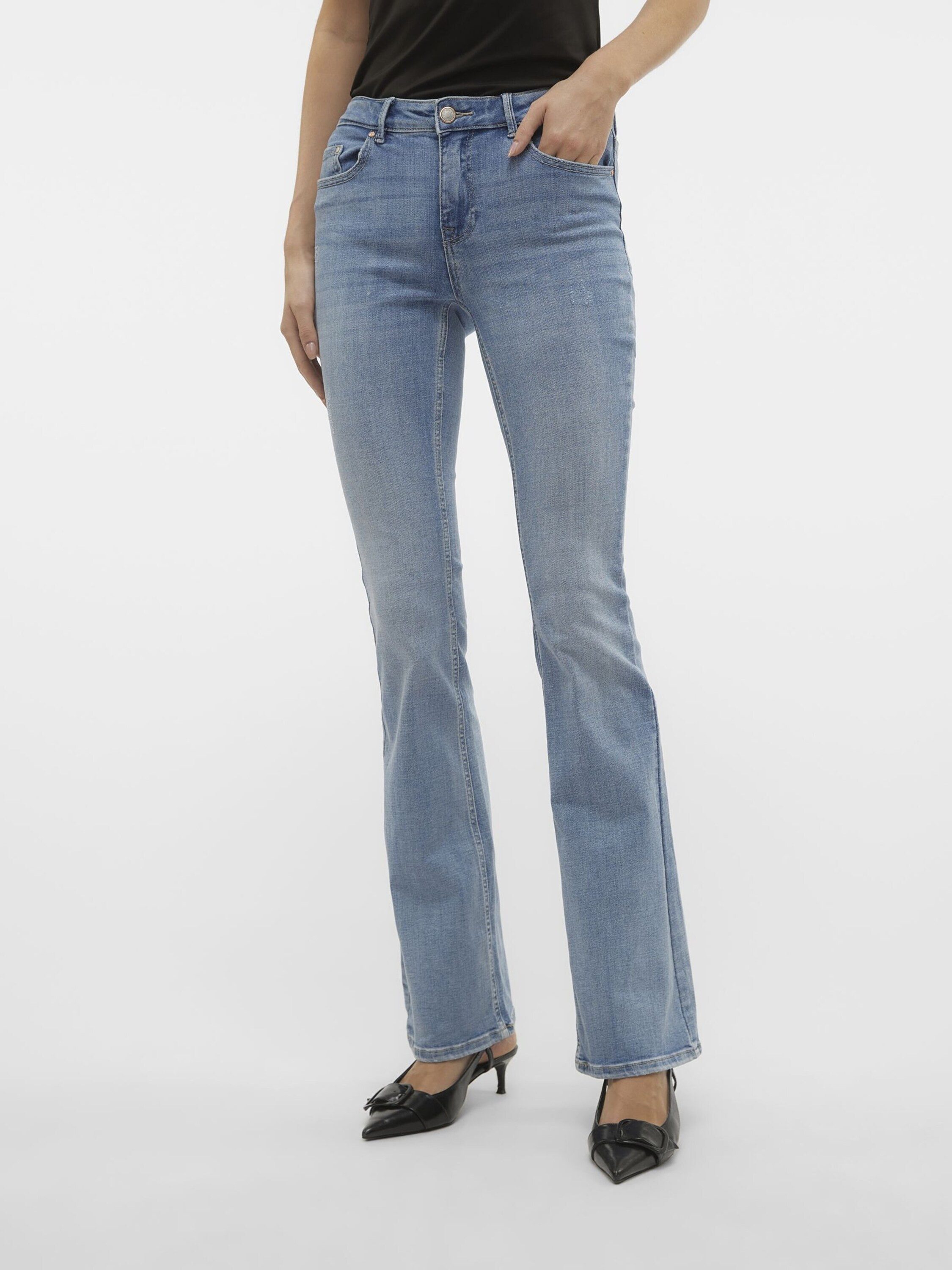 Vero Moda Bootcut-Jeans VMFLASH MR FLARED günstig online kaufen