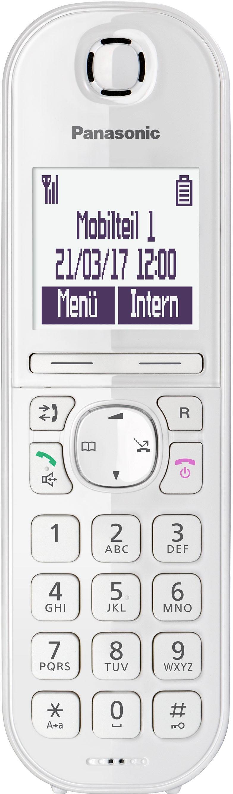 »KX-TGQ200« Schnurloses DECT-Telefon (Mobilteile: 1) »KX-TGQ200« Schnurloses DECT-Telefon (Mobilteile: 1)