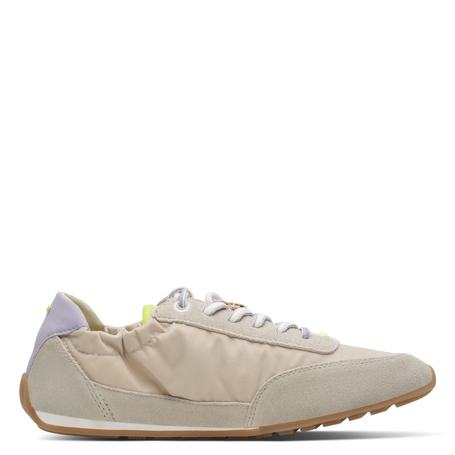 Tamaris Sneaker Freizeitschuh, Halbschuh, Schnürer mit Zierperle und Anhänger