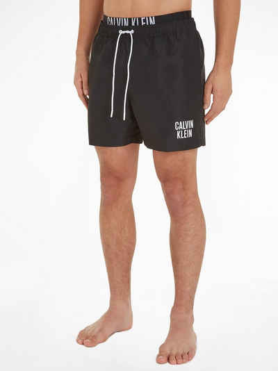 Calvin Klein Swimwear Badeshorts mit Doppelbund