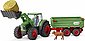 Schleich® Spielzeug-Traktor »Farm World, Traktor mit Anhänger (42379)«, (Set), Made in Germany, Bild 2