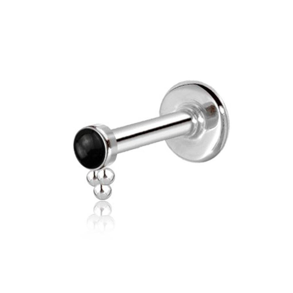 viva-adorno Piercing-Set 1,2mm Labret Lippen Piercing Tragus Helix Ohr Pier günstig online kaufen