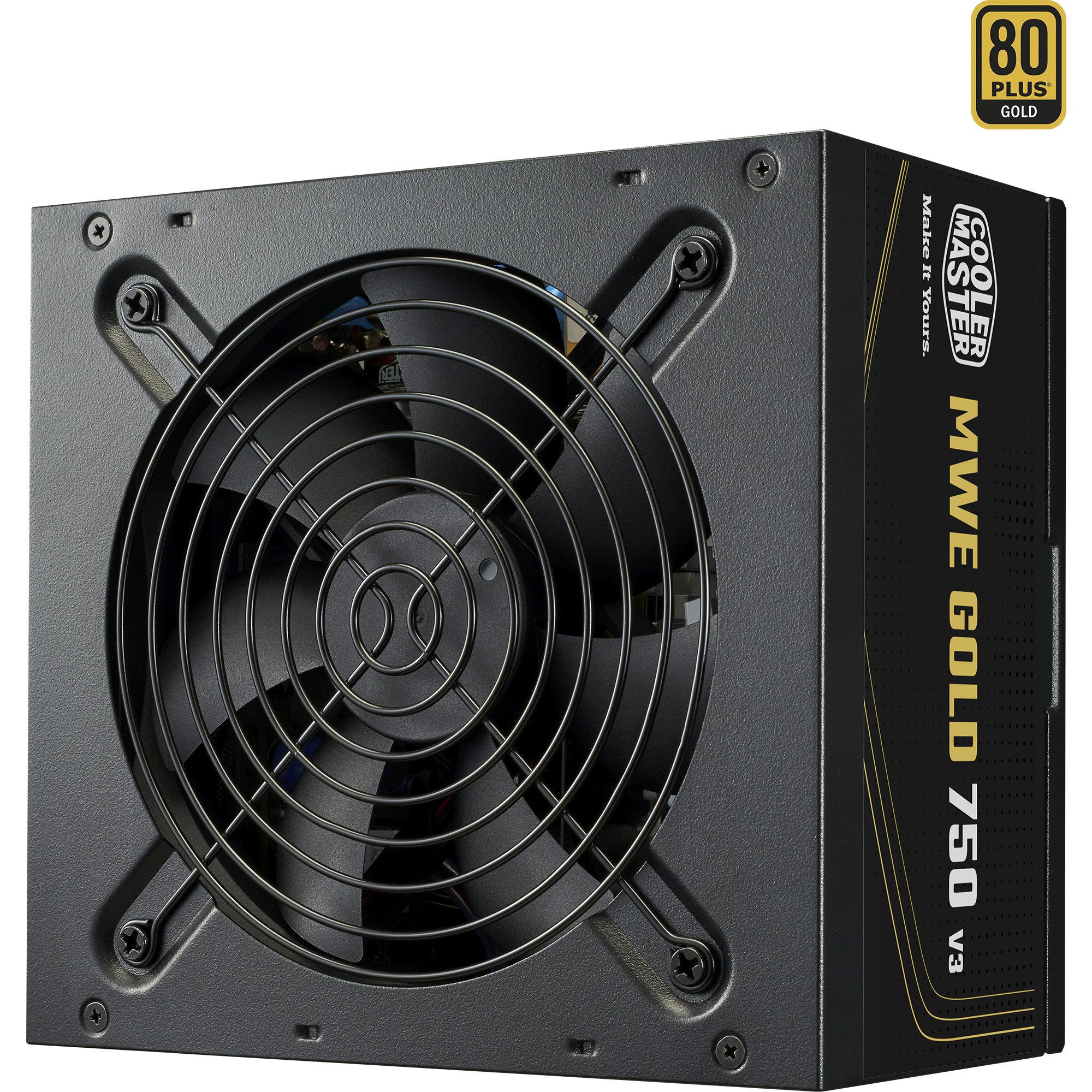 COOLER MASTER Cooler Master MWE 750 V3 Black, PC-Netzteil, (1x PC-Netzteil (80 PLUS Gold)