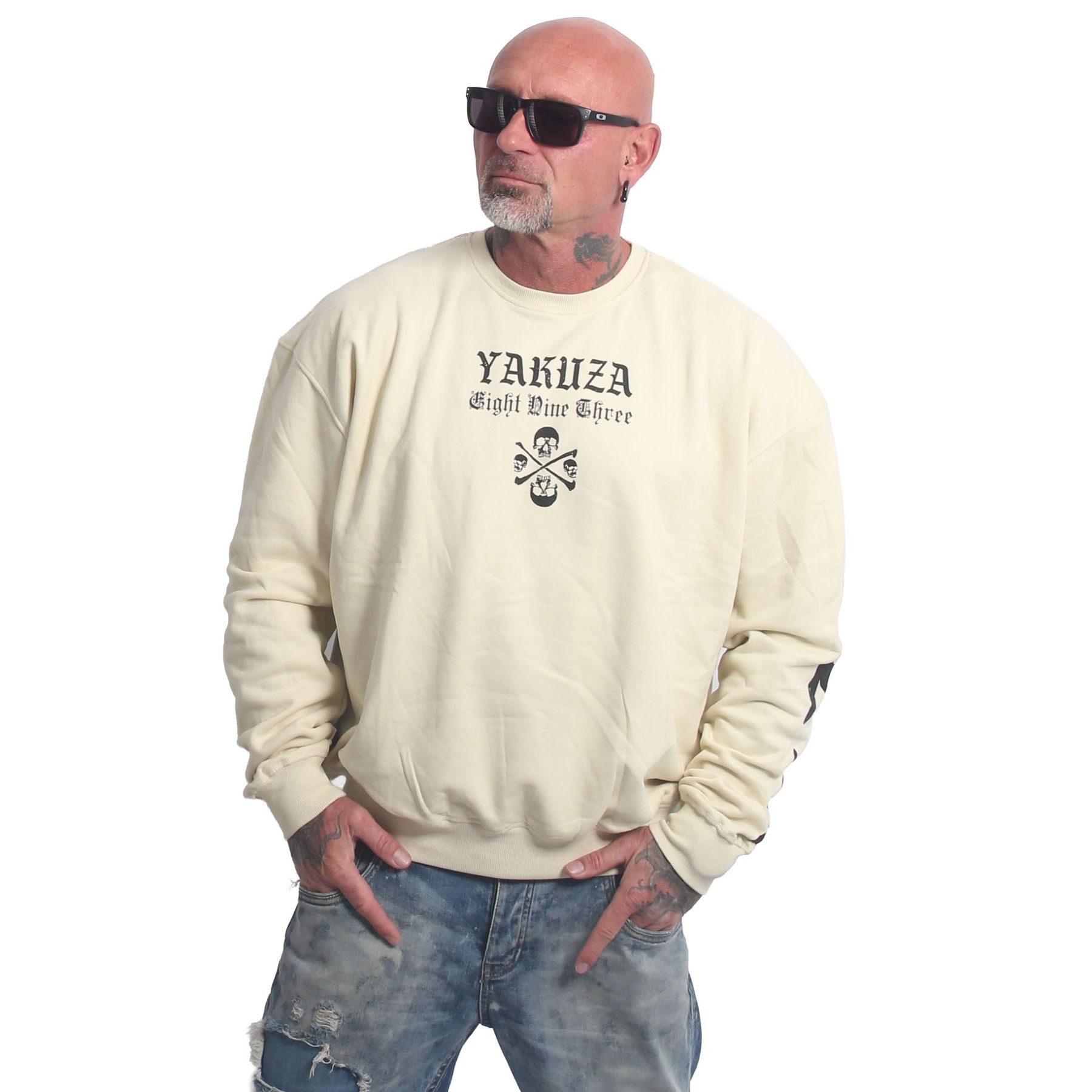 YAKUZA Sweatshirt 3RD im Oversized Look günstig online kaufen