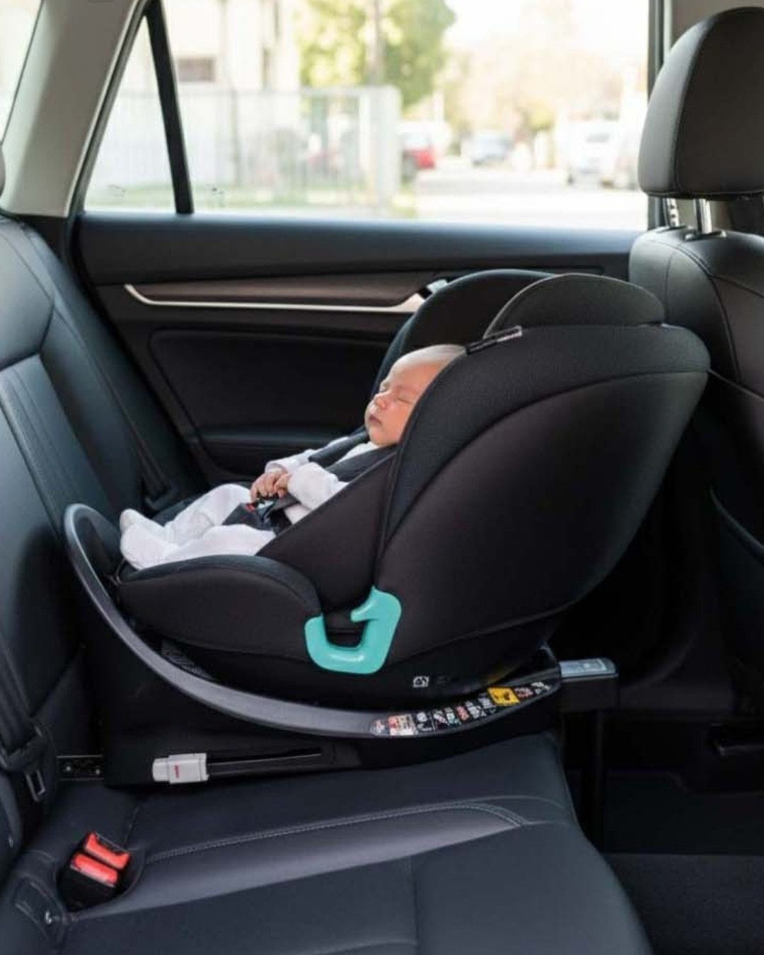 CAM Autokindersitz Sosta Evo i-Size – Mitwachsender 360°- Kindersitz mit Air-Flow-Komfort, ab: ab 9 Monaten, 16-fach höhenverstellbare Kopfstütze für perfekte Anpassung