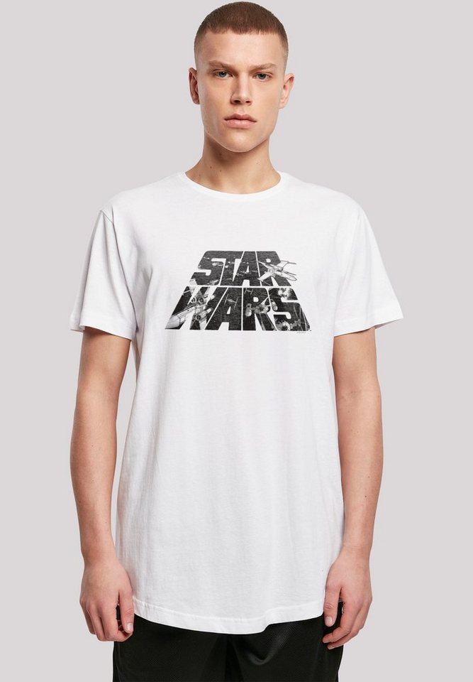 Print F4NT4STIC Sketch T-Shirt Star Space Wars Logo