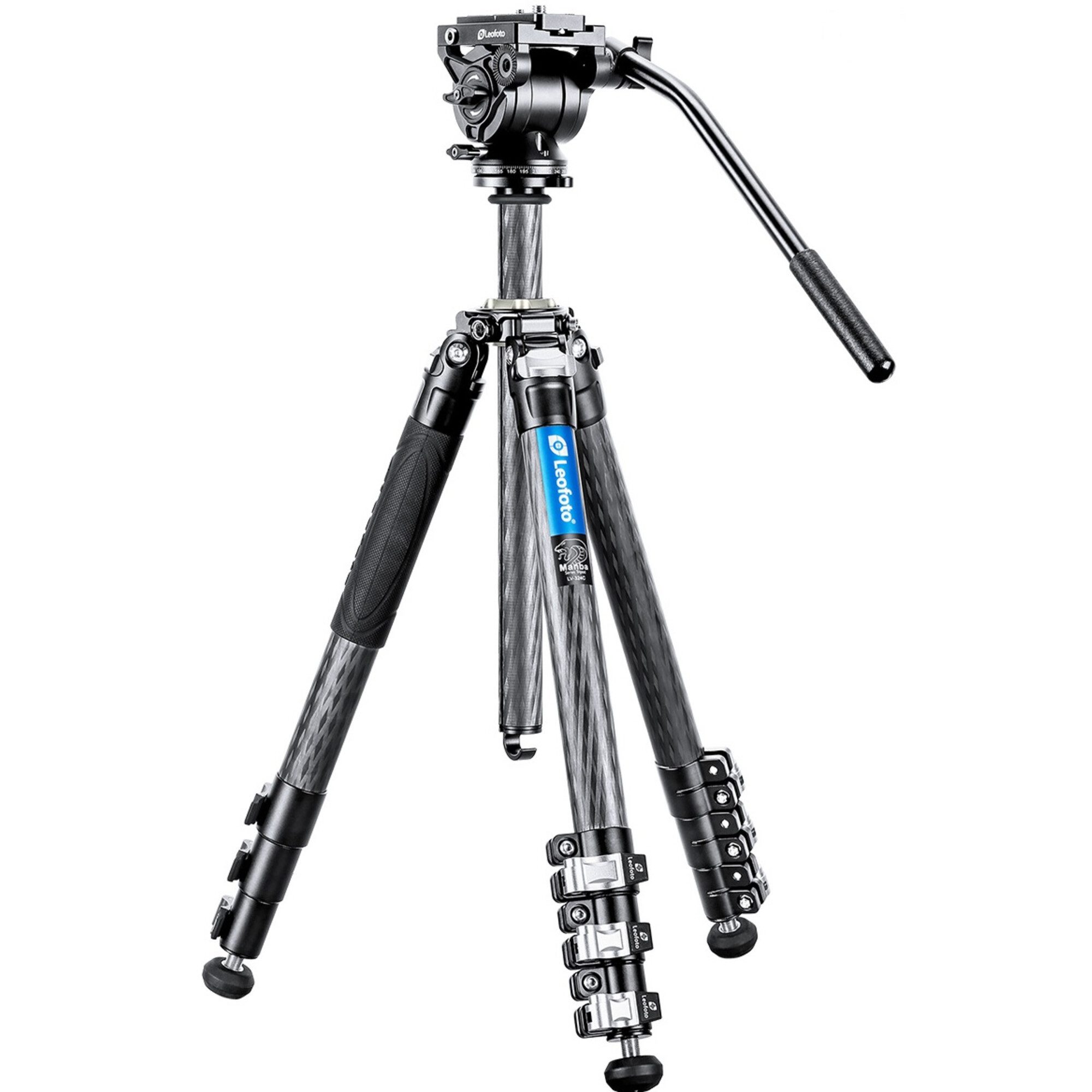 Leofoto Leofoto Carbon-Dreibeinstativ LV-324C+BV-10 Manba LV Kamerastativ