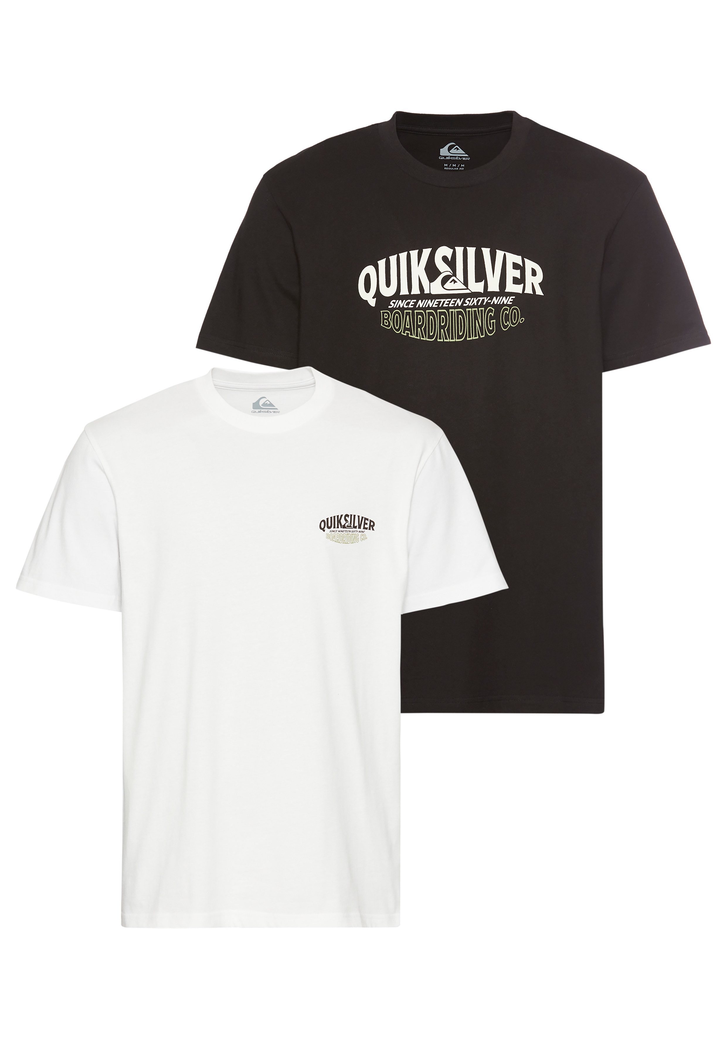 Quiksilver T-Shirt RUGGED SHORT SLEEVE TEE PACK YM (Packung, 2-tlg., 2er-Pa günstig online kaufen