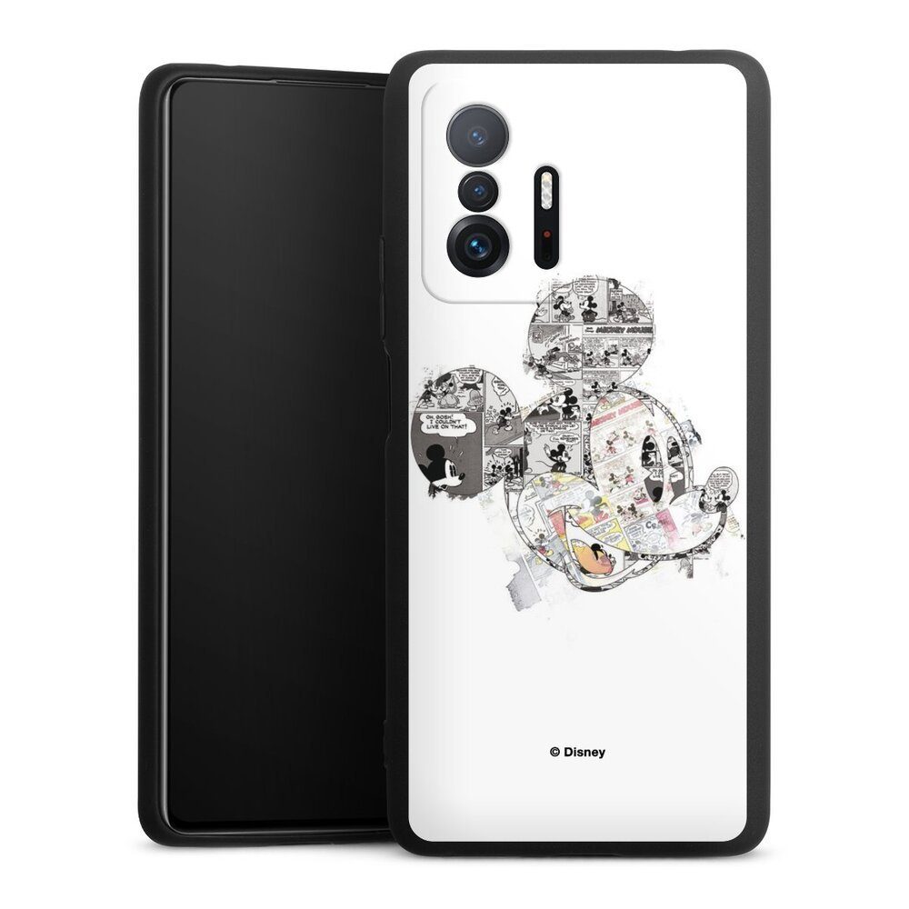 DeinDesign Handyhülle Mickey Mouse Offizielles Lizenzprodukt Disney Mickey Mouse - Collage, Xiaomi 11T 5G Silikon Hülle Premium Case Handy Schutzhülle