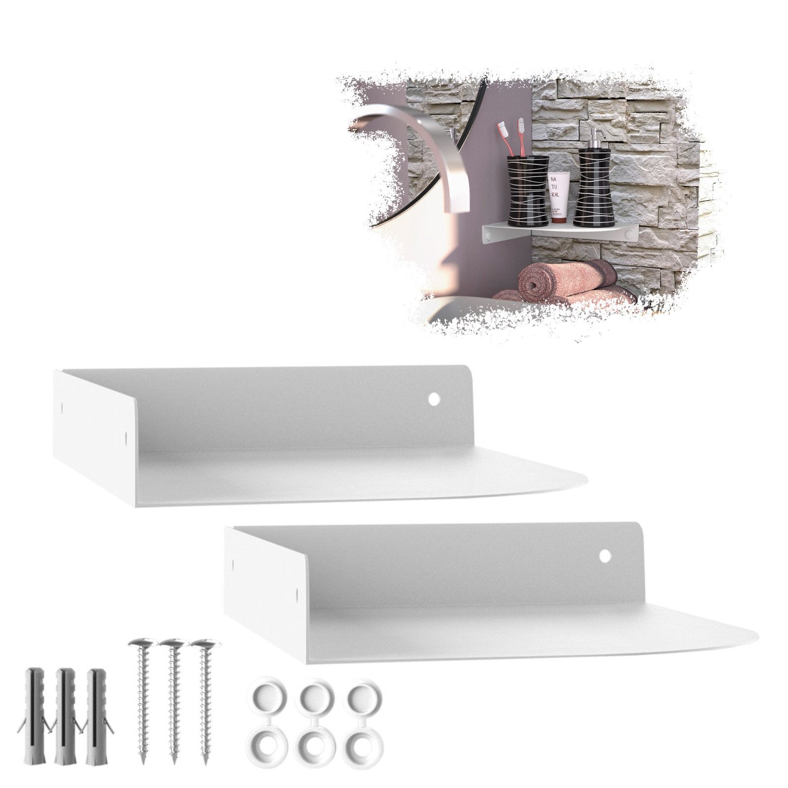 SO-TECH® Wandregal Eckregal HOVER 20/30 x günstig online kaufen