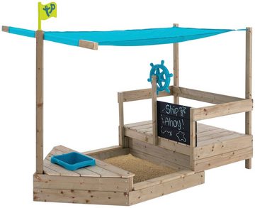 TP Toys Sandkasten AHOY Piratenschiff, mit ausziehbarem Sandkasten und viel Zubehör