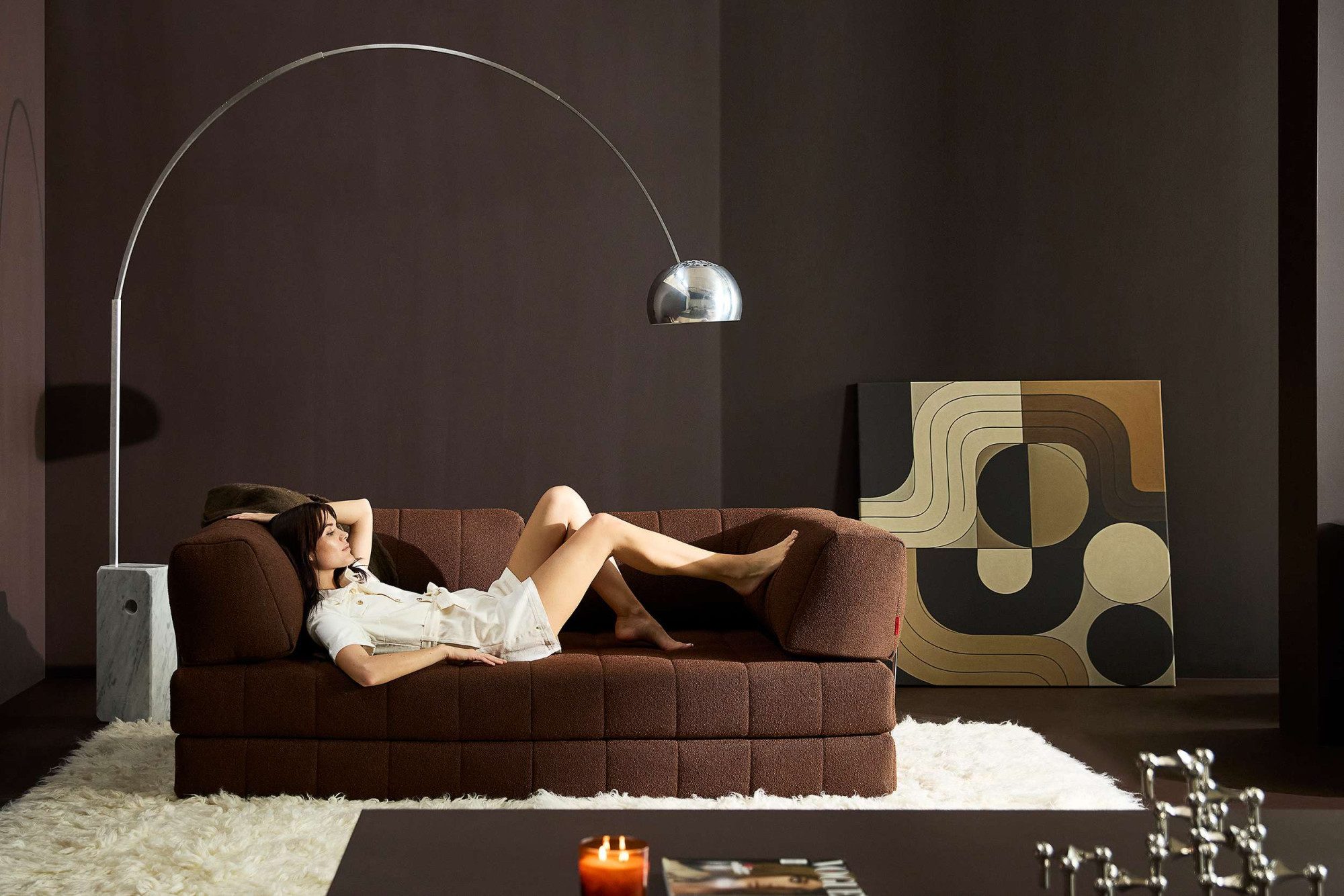 INNOVATION LIVING ™ Schlafsofa Cozypad C02 - Modulsofa mit Daybed-Funktion – umklappbar, Umklappbar, Modular Designbar, komfortabel