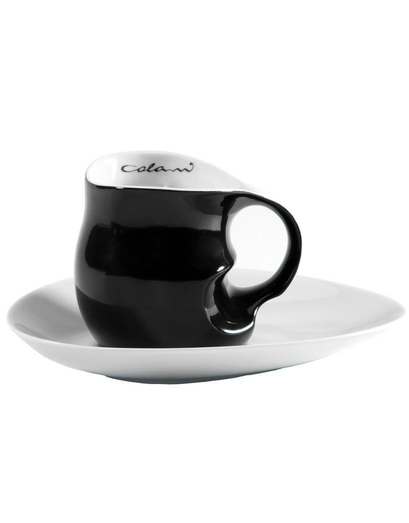 Colani Tasse Luigi Colani Kaffee-/ Cappuccinotasse + Untertasse, Serie "ab ovo", Porzellan, Kaffeeserie "ab ovo"