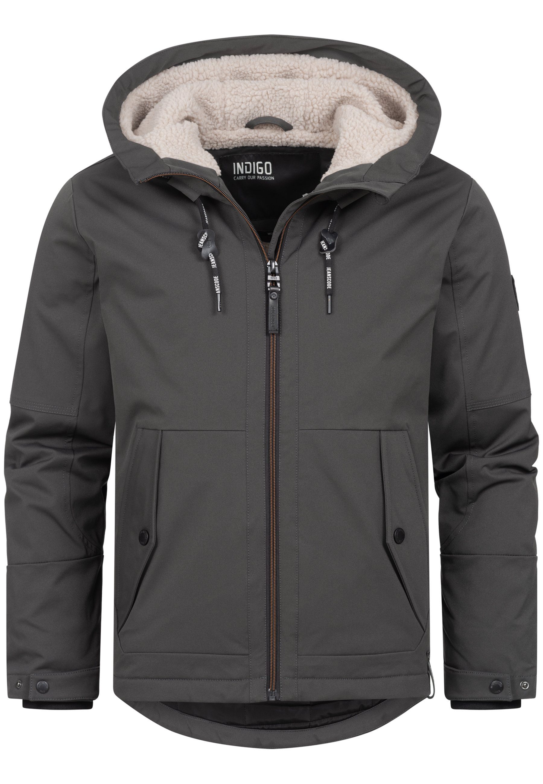 INKylian Winterjacke Indicode Raven