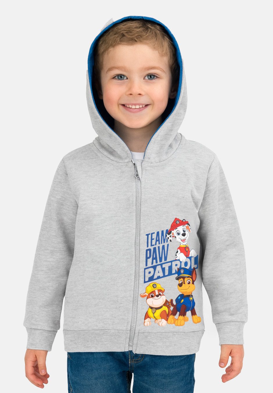 United Labels® Sweatjacke Paw Patrol - Team Paw Patrol - Marshall, Rubble & Chase