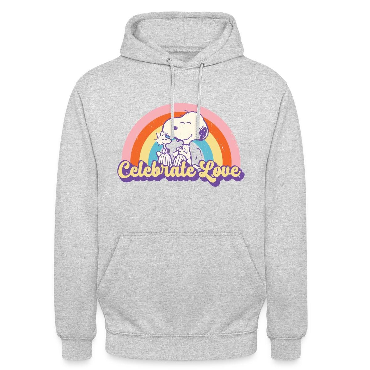 Spreadshirt Hoodie Peanuts Celebrate Love Design Mit Snoopy Unisex Hoodie (1-tlg)