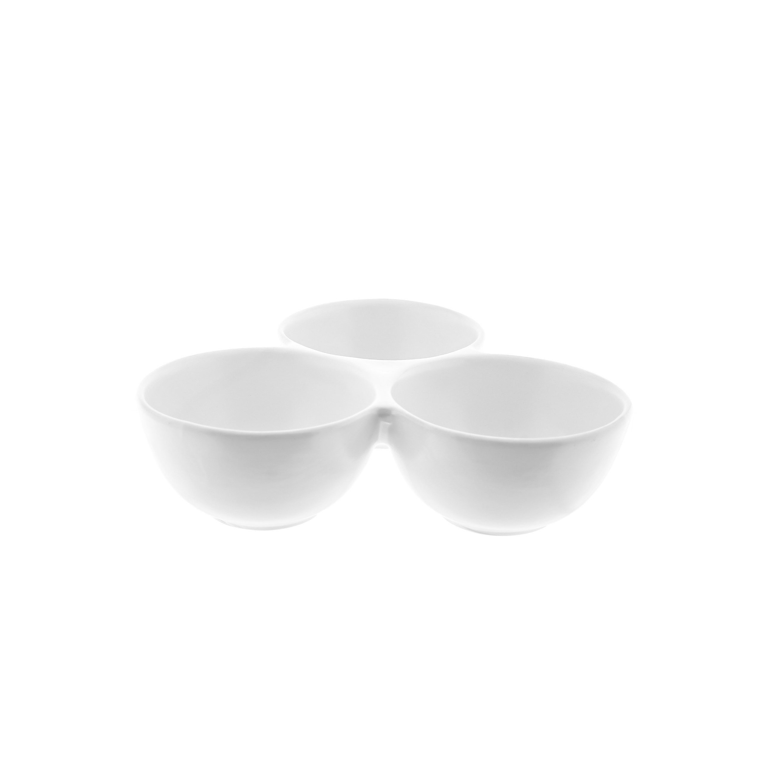 Almina Snackschale 3er Set aus hochwertigem Porzellan - elegant & funktional