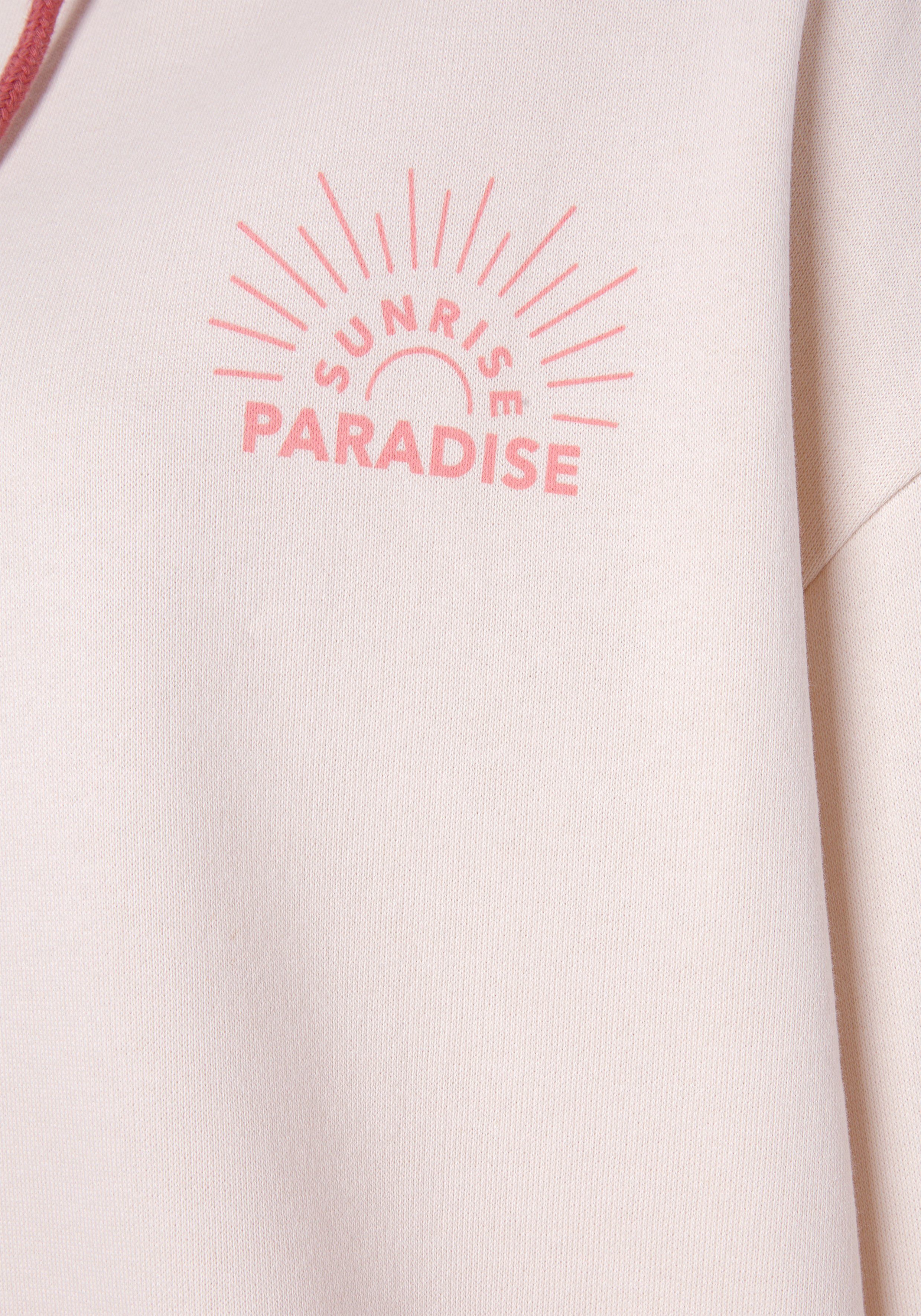 Vivance Hoodie Kapuzensweatshirt mit Print, Loungewear
