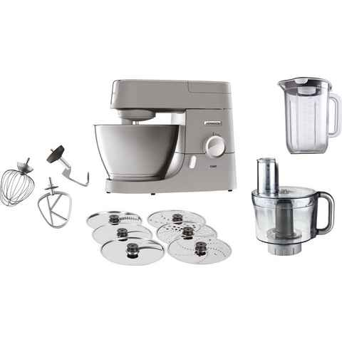 KENWOOD Küchenmaschine Chef KVC3150S, 1000 W, 4,6 l Schüssel, Mit viel Zubehör im Gesamtwert von UVP € 219,98