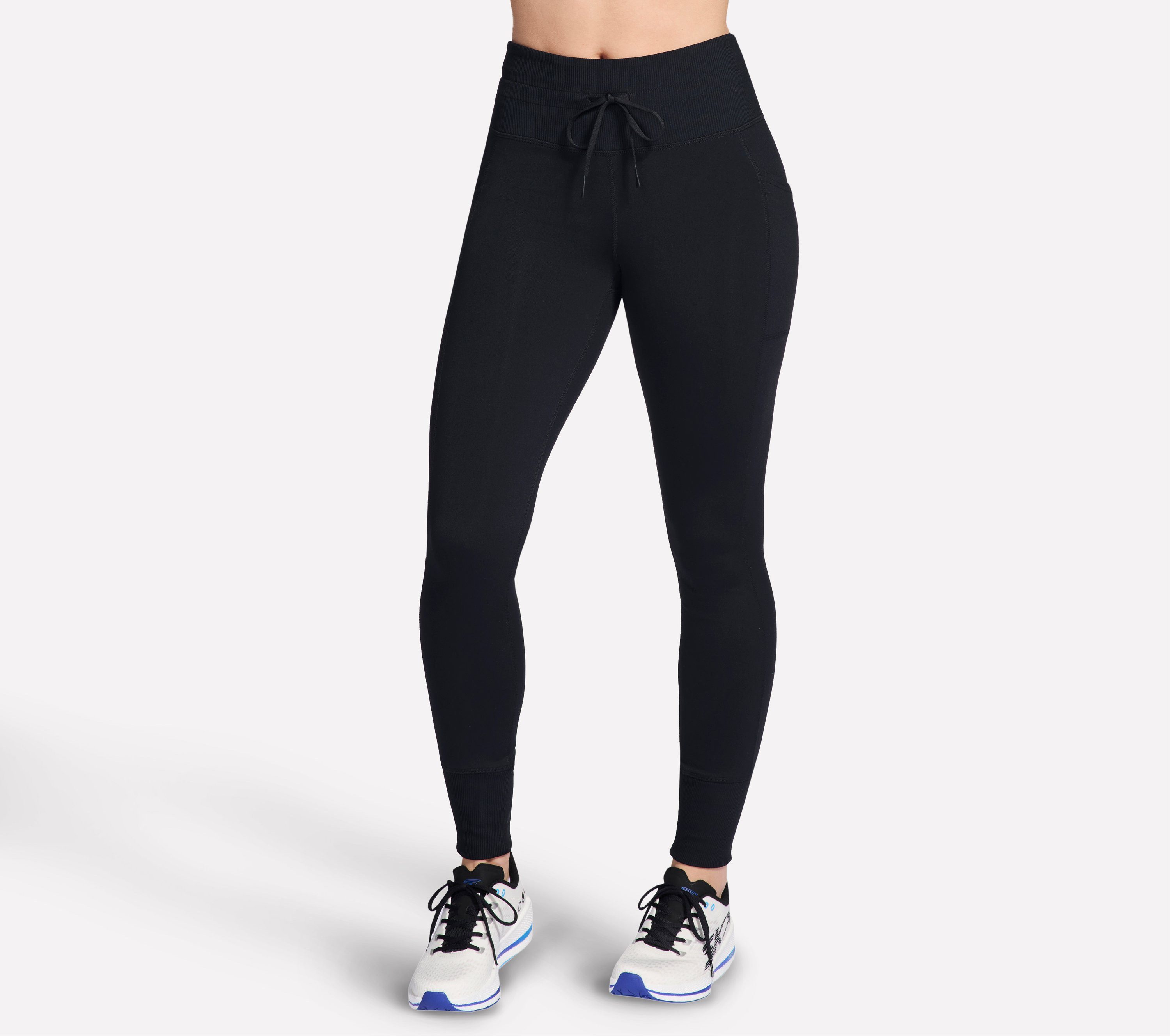 Skechers Leggings THE GOWALK RIB MIX JOGGER mit Rippdetails am Bund und an den Beinabschlüssen