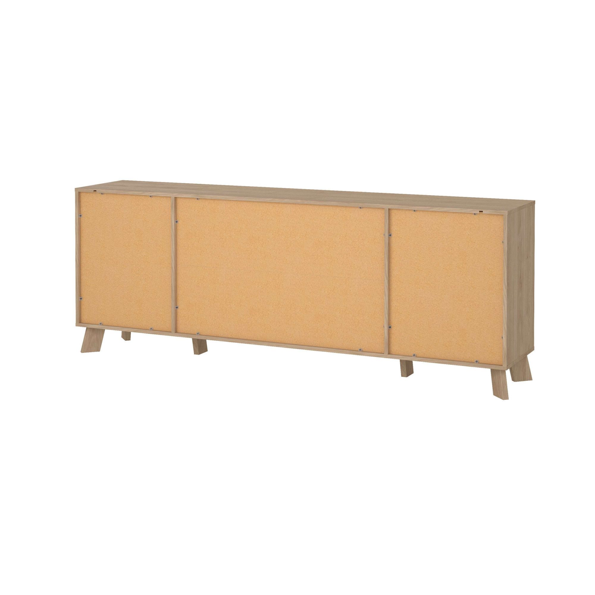 andas Sideboard Ikast, Stauraum, Schubladenschrank, Aufbewahrung, Breite 196 cm, 4 Türen, 2 Schubladen, Höhe 73 cm