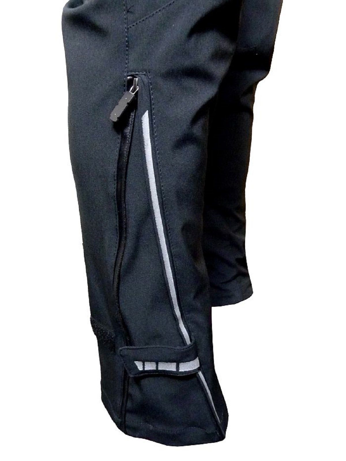 HAVEN Fahrradhose HAVEN Regen und Allwetterhose RAINBRAIN Lang schwarz/grau