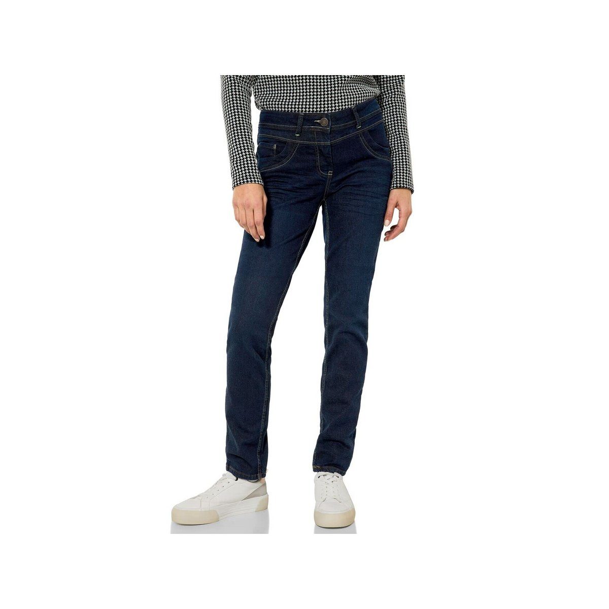 Cecil 5-Pocket-Jeans (1-tlg) uni
