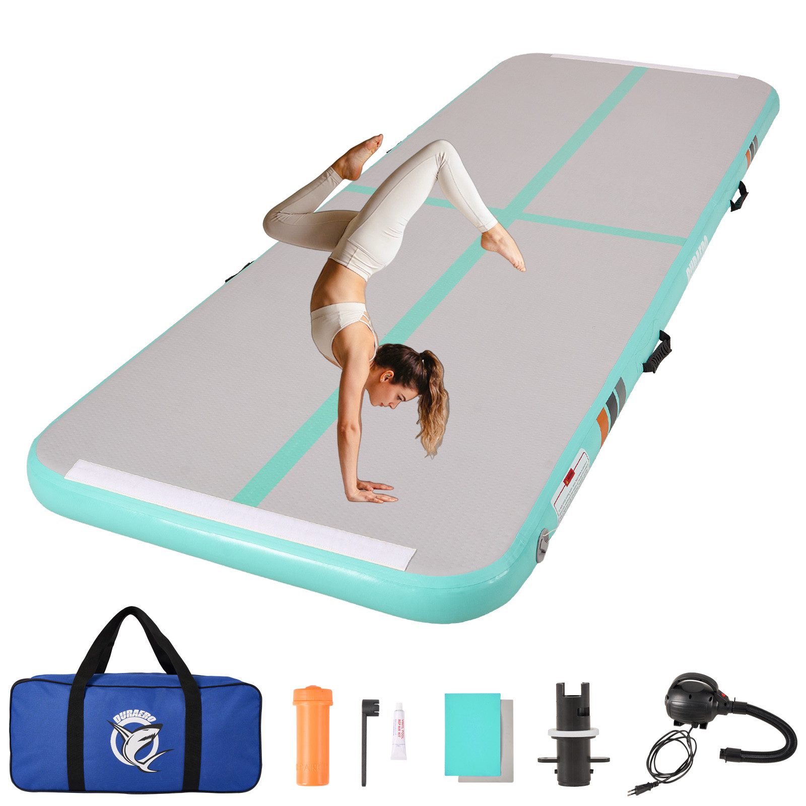 DURAERO Yogamatte Airtrack Matte Tumbling Matte Gymnastikmatte 400x100x10 CM