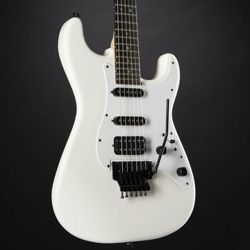 Jackson E-Gitarre, E-Gitarren, ST-Modelle, USA Signature Adrian Smith San Dimas SD EB Snow White - E-Gitarre