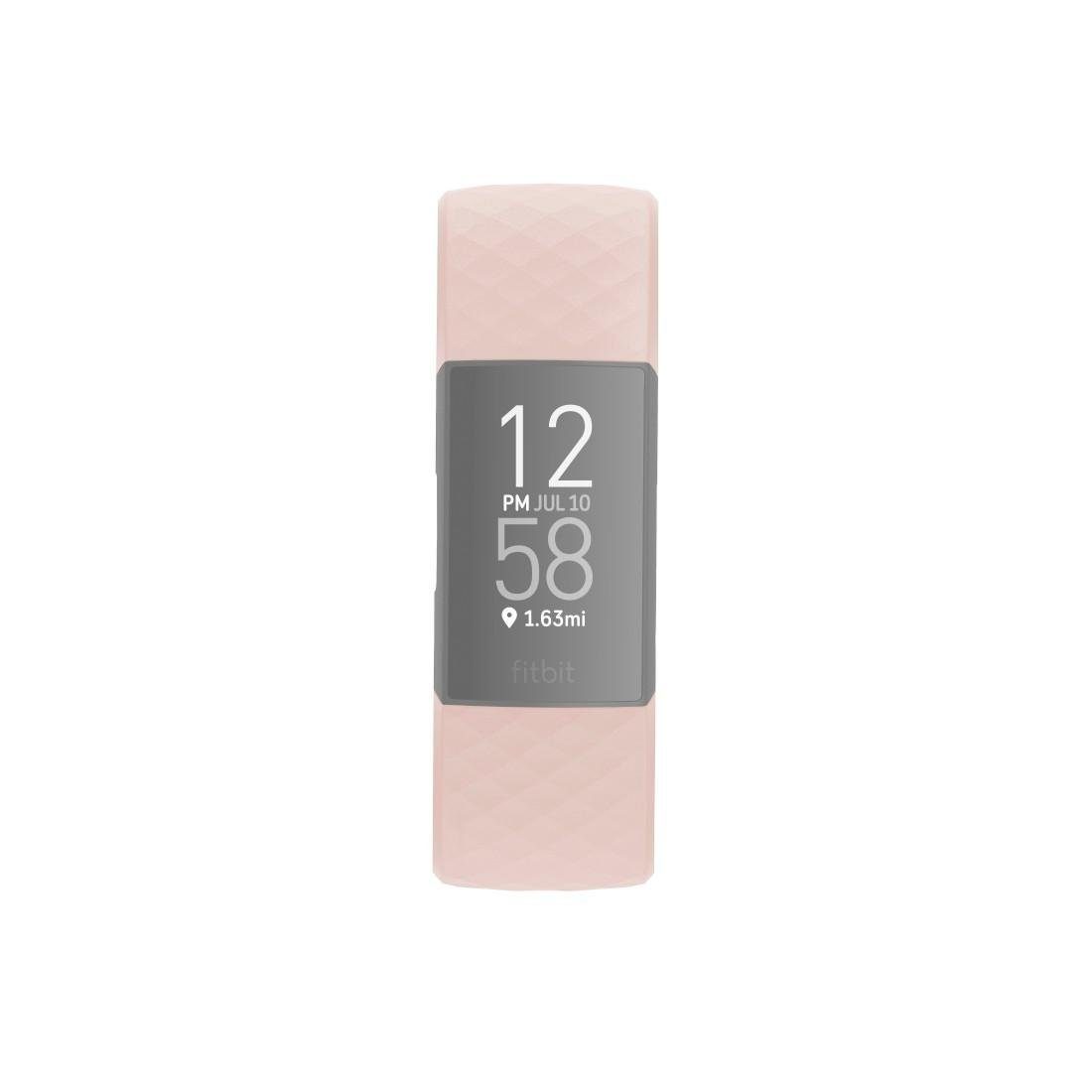 rosé Charge und Fitbit Smartwatch-Armband Ersatzarmband 3 Hama 19,9 22mm, für cm Fitbit Charge 4,