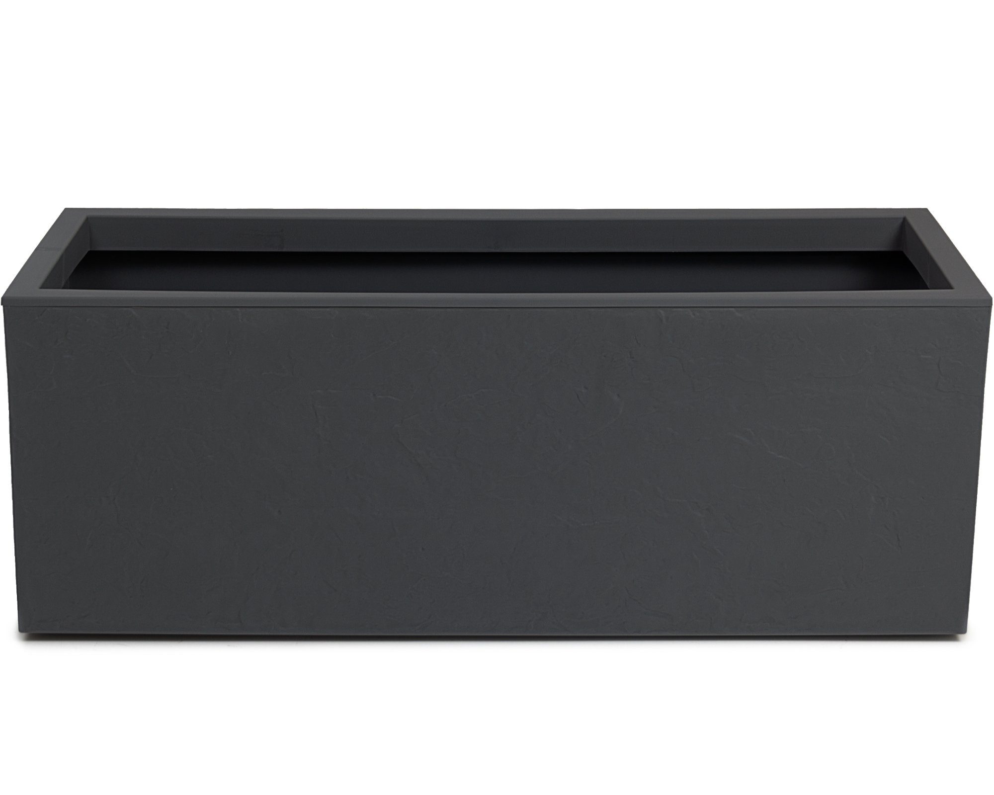 Blumenkasten Vulkan 57L Gestein/Basalt Optik mit Wasserspeicher Pflanzenkasten