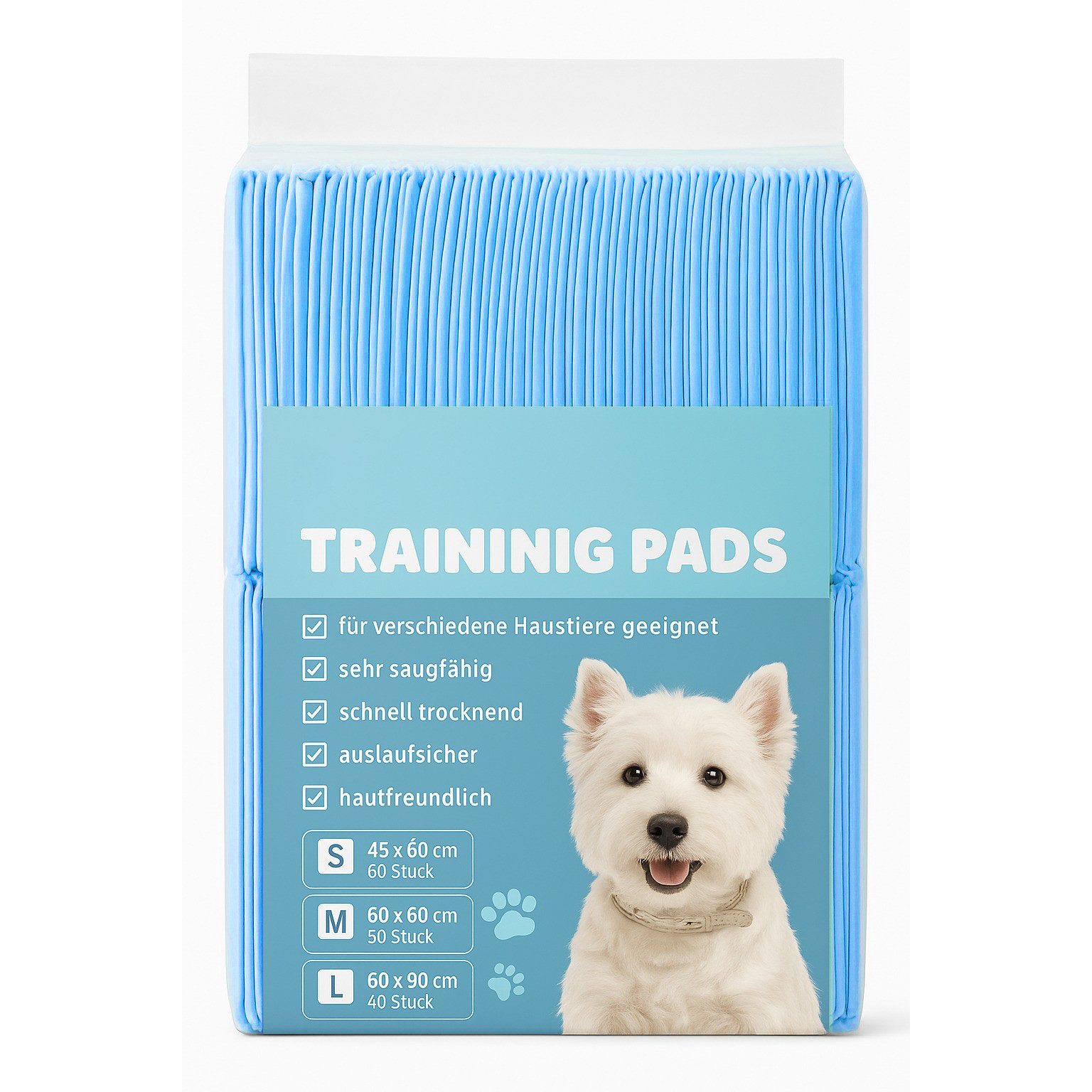 HappyPaw Hundetoilette Welpenunterlage Trainingspad für Hunde Wickelunterla günstig online kaufen
