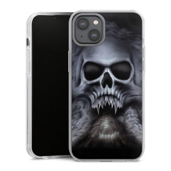 DeinDesign Handyhülle Totenkopf Schädel Trinity Apple iPhone 14 Plus Hülle Bumper Case Handy Schutzhülle