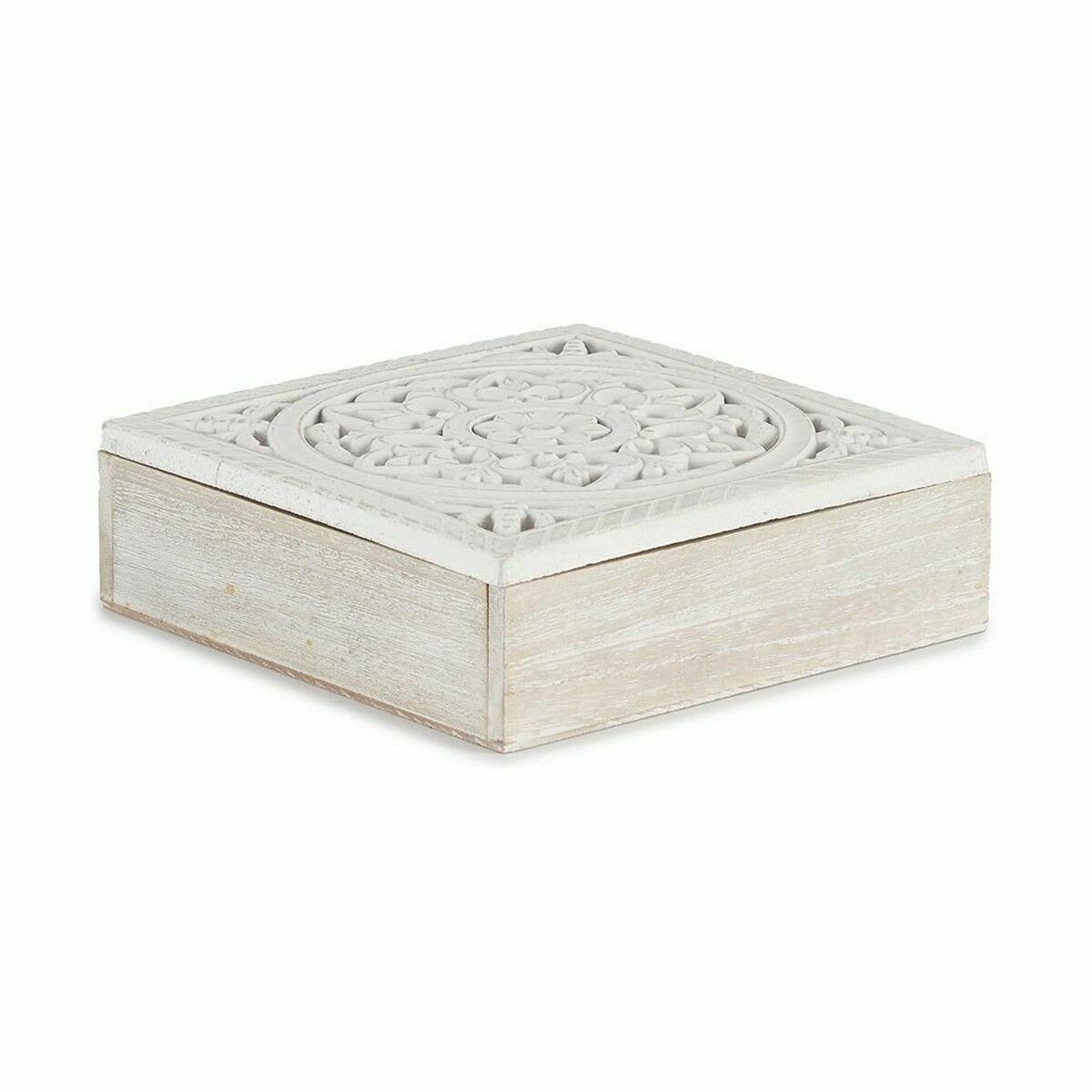 Decor cm Dekorative Box Dekoobjekt Gift Holz Weiß 22 4 7,5 x x 22 Stück