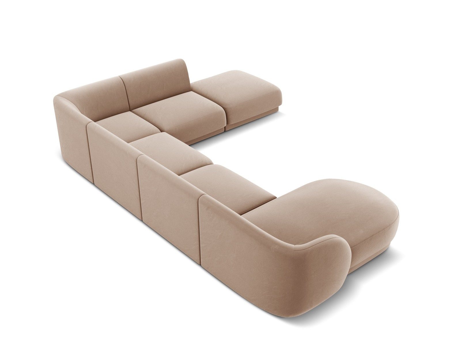Micadoni Ecksofa Miley, Panorama 6-Sitzer günstig online kaufen