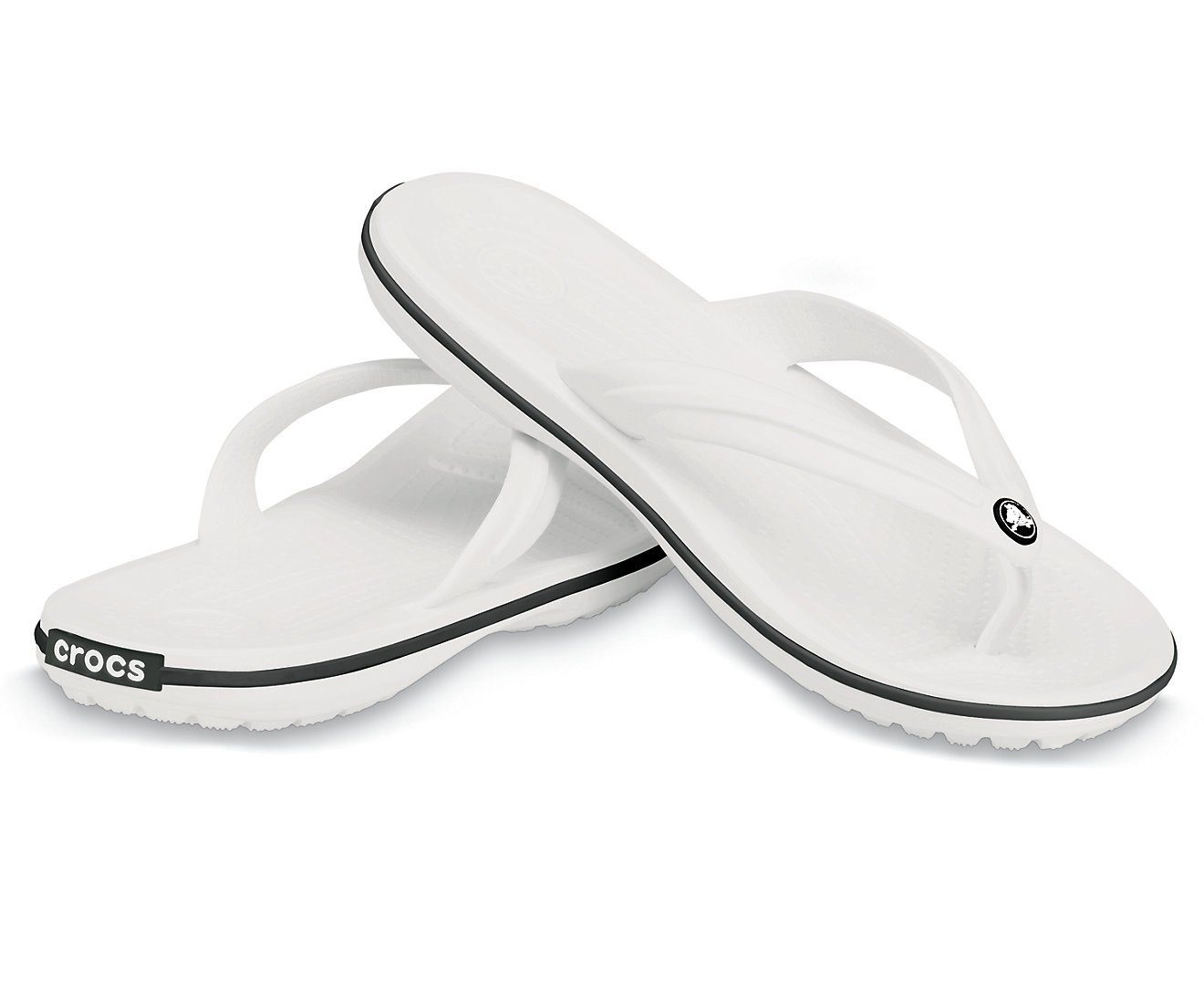 Crocs Zehensandale Crocband Flip weiss - 1 Paar Badeschuh günstig online kaufen