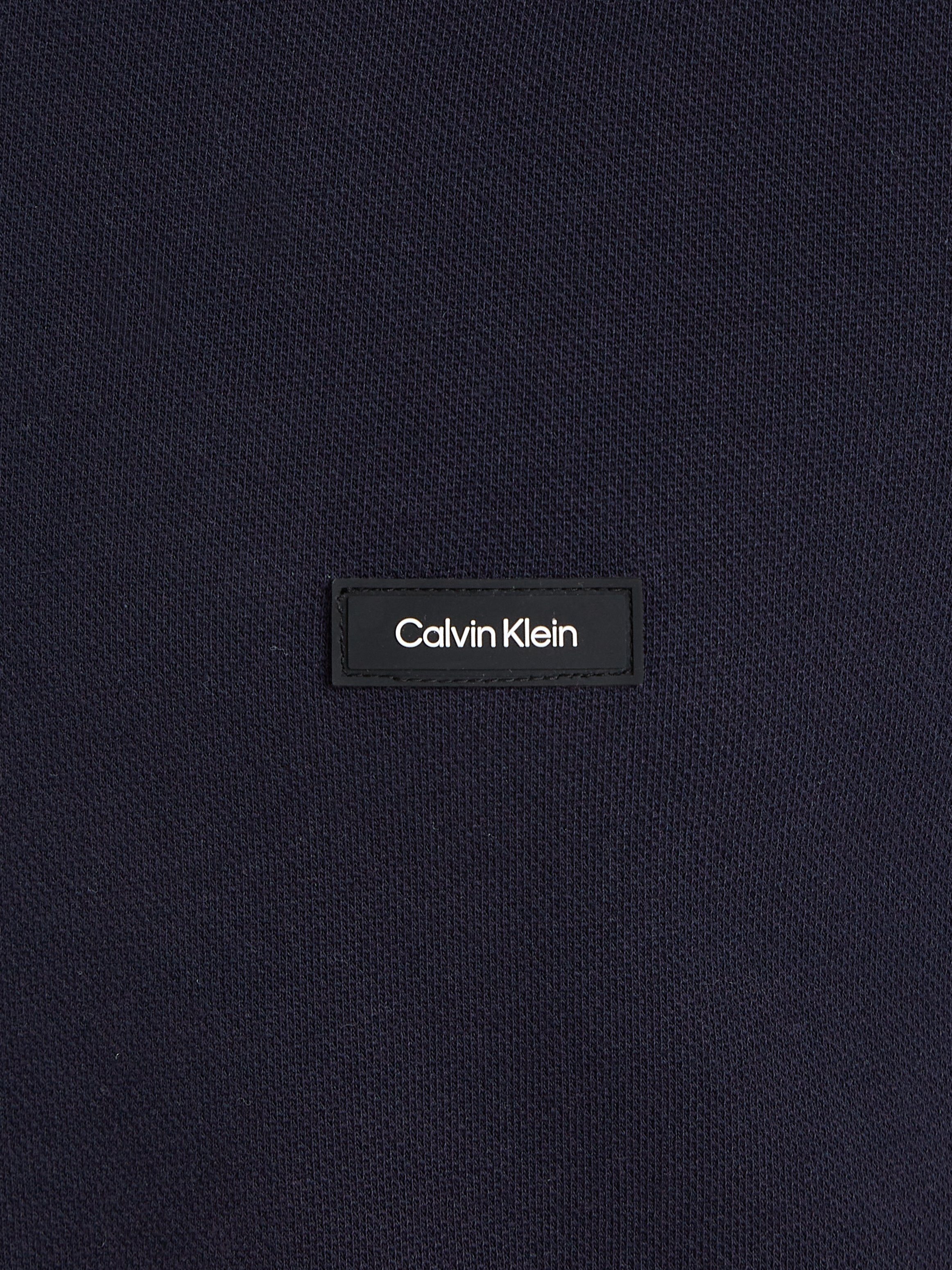 POLO Klein STRETCH Poloshirt TIPPING PIQUE mit Sky Night LS Markenlabel Calvin