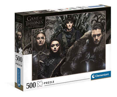 Clementoni® Puzzle »Clementoni 35091 Game of Thrones 500 Teile Puzzle«, 500 Puzzleteile